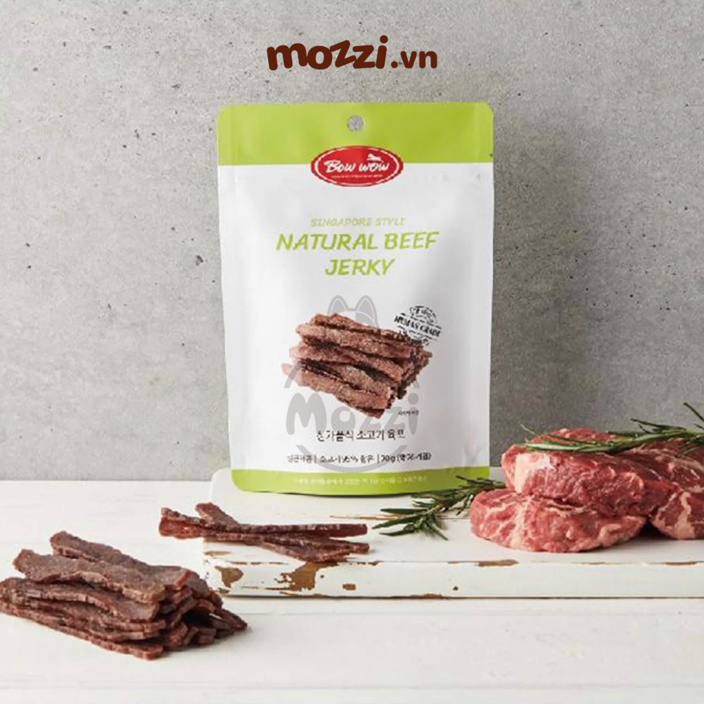 Bowwow Thịt ức sấy khô 70gr cho chó mèo