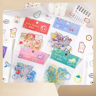 Set 45 hình dán sticker hoạt hình cute dễ thương chất PET chống thấm nước - SM17