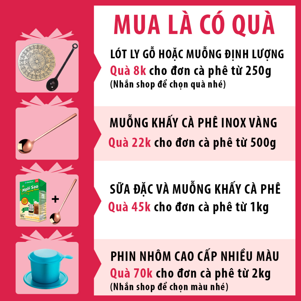 Phin.301 - Cà Phê Pha Phin 100% Robusta Honey - Thơm ngọt ngào mật ong, hậu vị sâu, đắng đậm