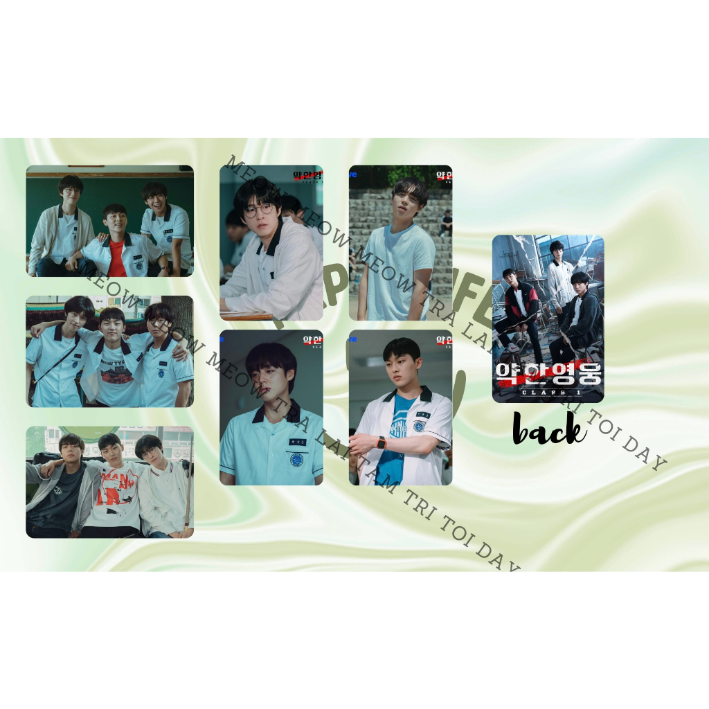 Set card bo góc Weak Hero Class