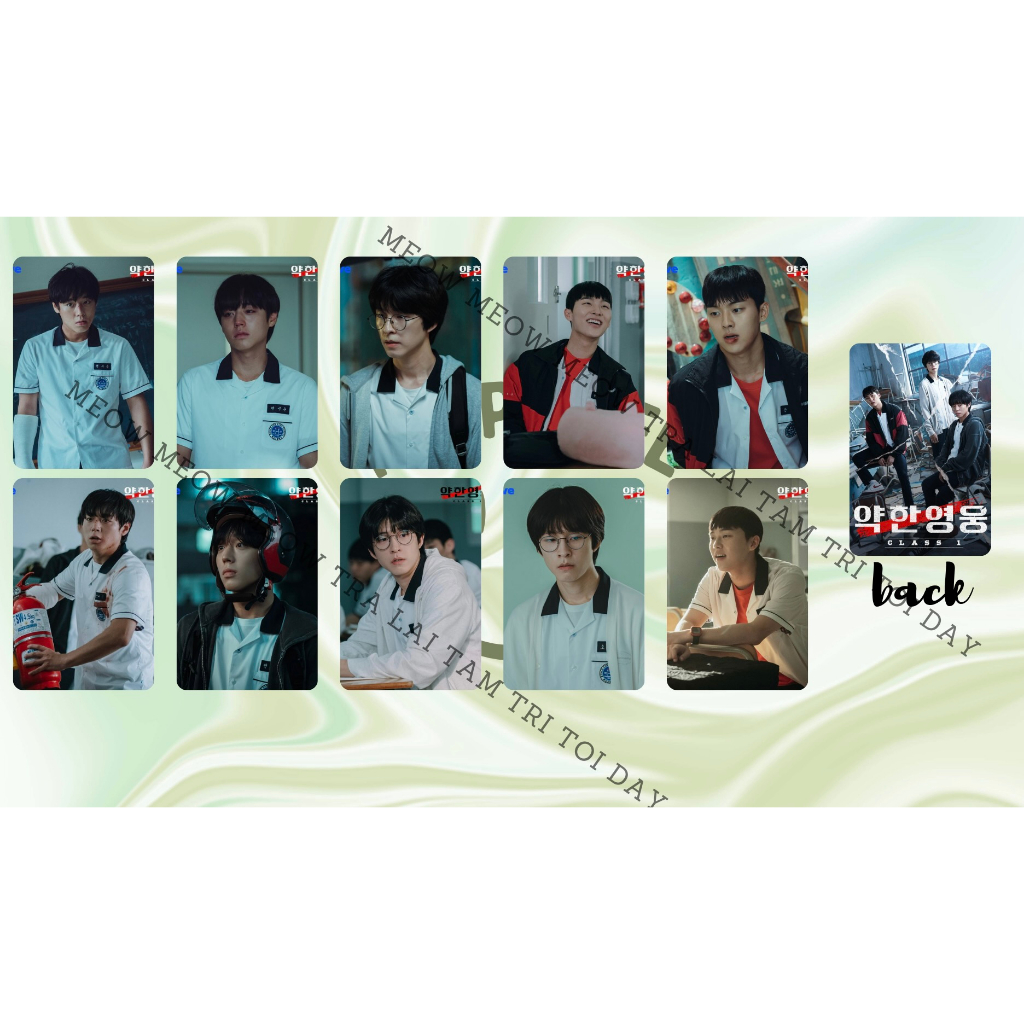 Set card bo góc Weak Hero Class