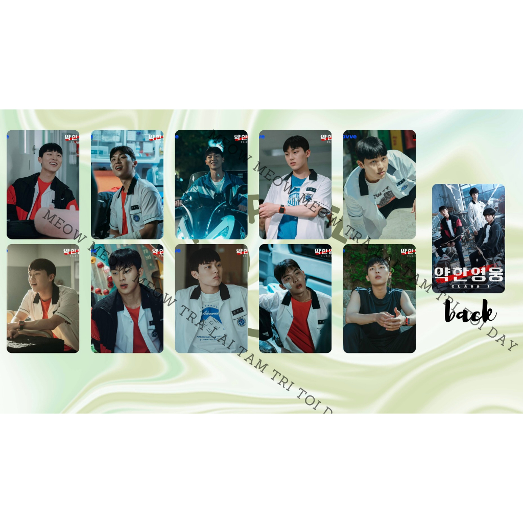 Set card bo góc Weak Hero Class