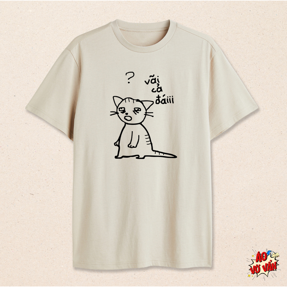 Áo thun local brand mèo bễ vcd | Áo Vớ Vẩn | Cotton 230gsm