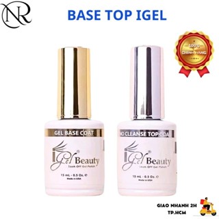 Sơn Base Top Igel cao cấp Mỹ, Sơn gel liên kết / Top phủ bóng cao cấp chính hãng của USA - Nails Red