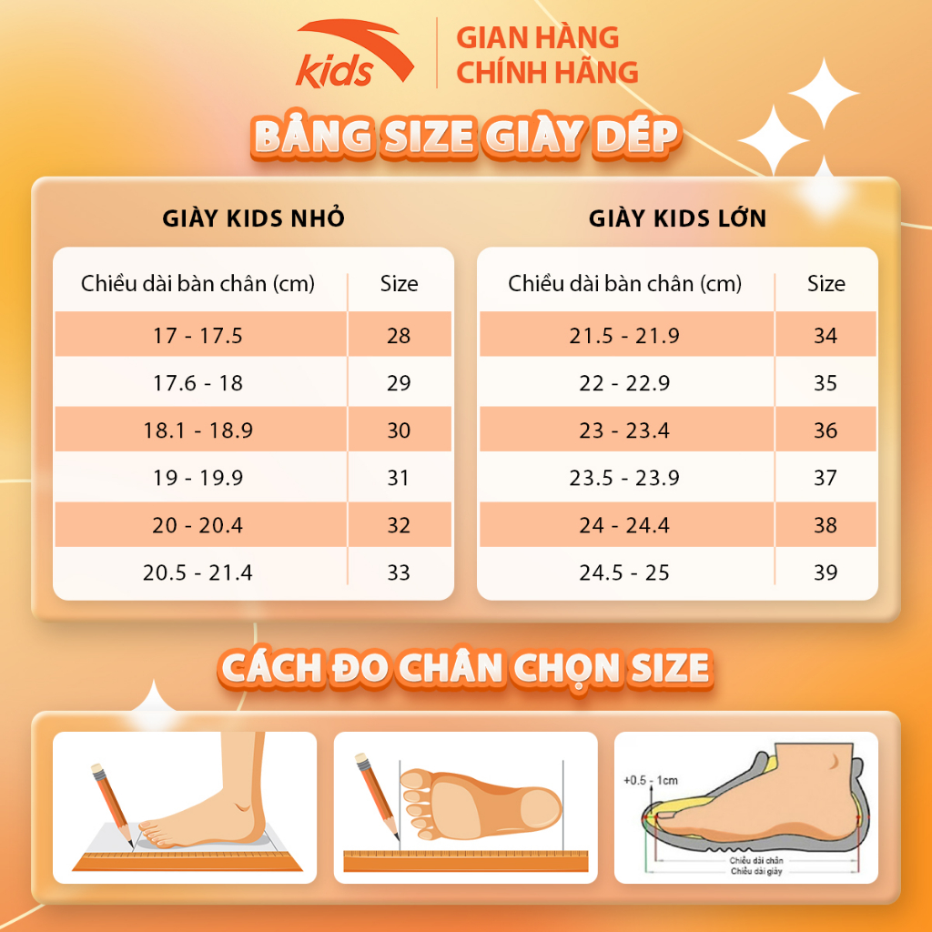 Giày đế bằng bé gái Anta Kids kiểu dáng đường phố năng động, quai dán tiện lợi 322249914