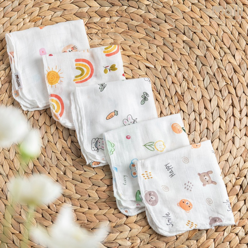 Set 5 khăn sữa Moli hộp