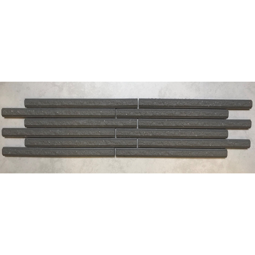 Gạch thẻ que dạng vỉ , trang trí tường phòng khách , tường hàng rào , chống thấm nước