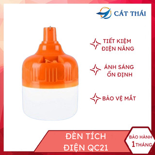 [BH 1 Tháng) Đèn LED cao cấp Q021 siêu sáng, sạc  điện, có móc treo tiện lợi đèn tích điện pin trâu 6-8h, ánh sáng trắng