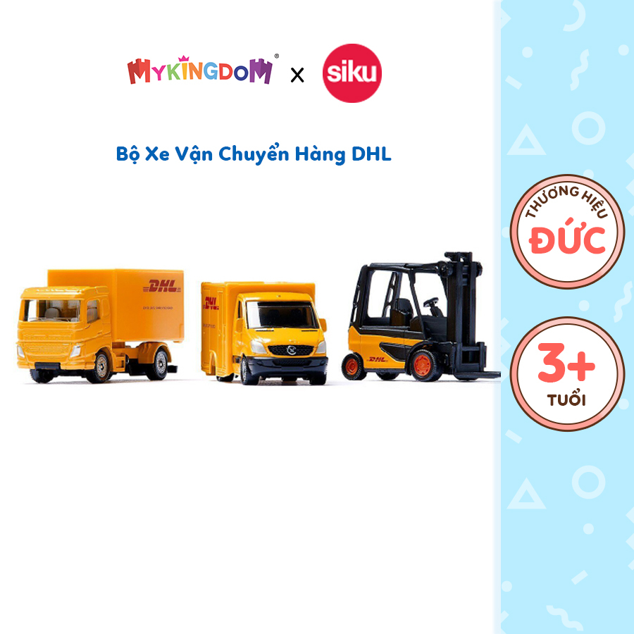 Đồ Chơi Bộ Xe Vận Chuyển Hàng Dhl Siku 6335