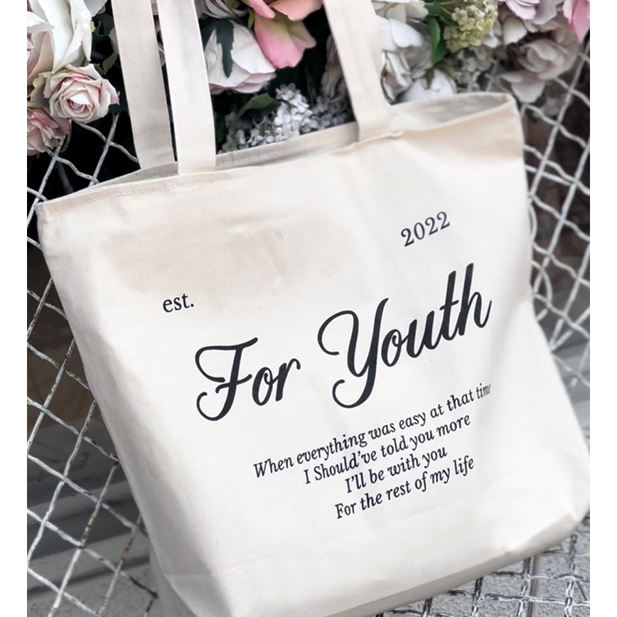 Túi Tote Vải Canvas In Hình BTS Army K-Pop Fan
