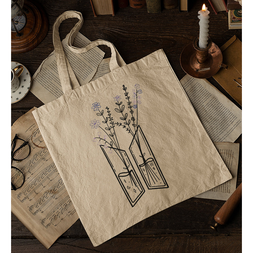 Túi Tote Vải Canvas In Hình BTS Army K-Pop Fan