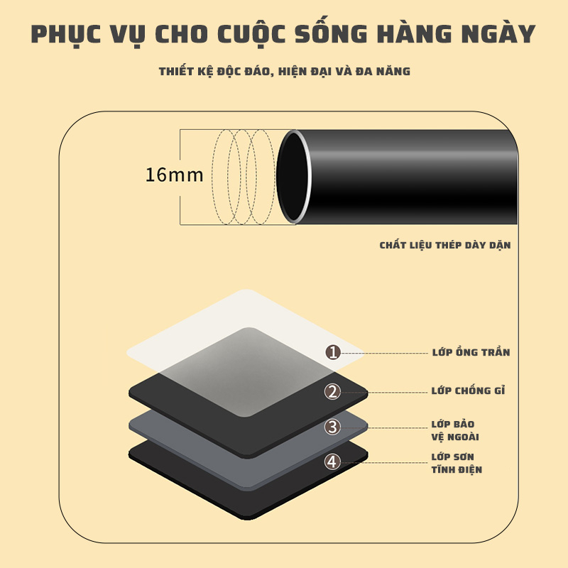 Giá Treo Quần Áo Đa Năng Có Ngăn Đựng Đồ Tiện Lợi Phong Cách Hiện Đại, Decor Phòng Siêu Xinh