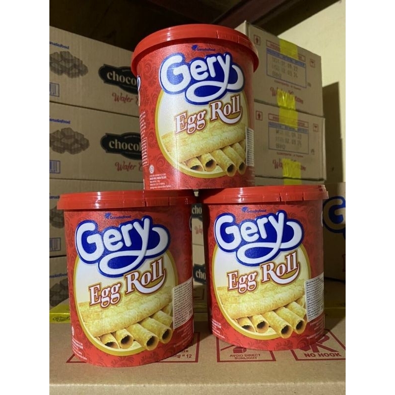 Bánh cuộn trứng Gery Egg Roll nhập khẩu Indonesia 210gr