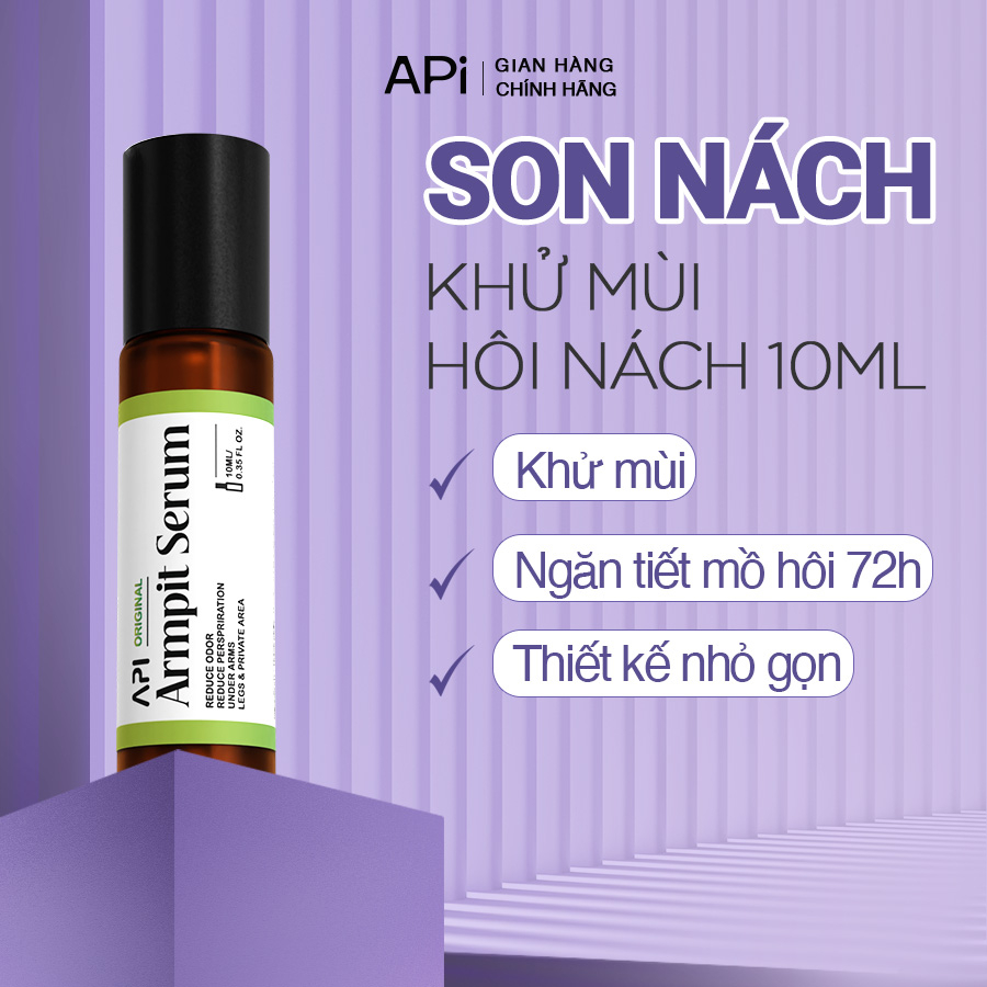 Son nách APi, lăn khử mùi hôi nách APi, Son nách APi ngăn tiết mồ hôi, khử mùi hôi nách 72h