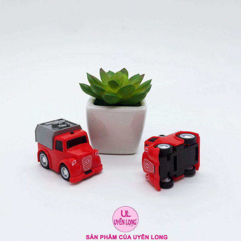 Xe Cứu Hỏa Fire Truck Công Trình Chạy Cót Đẩy Lùi Mini Siêu Đẹp, Giúp Bé Phát Triển Thị Giác, Tay Mắt, Tương Tác Bố Mẹ