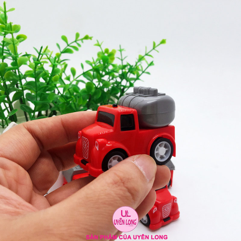 Xe Cứu Hỏa Fire Truck Công Trình Chạy Cót Đẩy Lùi Mini Siêu Đẹp, Giúp Bé Phát Triển Thị Giác, Tay Mắt, Tương Tác Bố Mẹ
