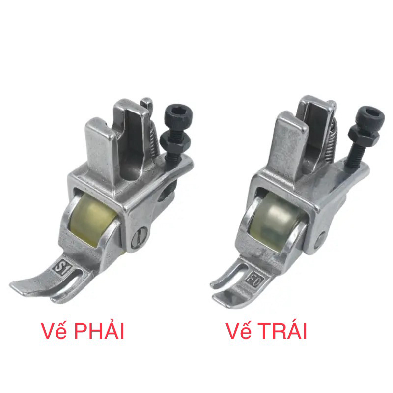 Chân vịt chống nhăn bánh xe 1 ly Tra Khoá, Trần Bông dùng cho máy may 1 kim công nghiệp