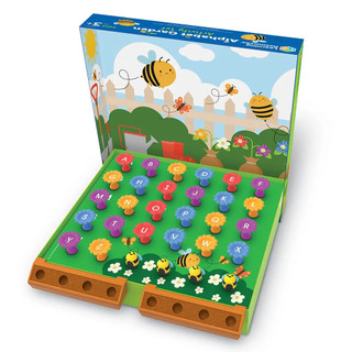 [Hàng nhập khẩu Mỹ] Bộ phân loại vườn hoa abc -] Alphabet Garden Activity Set - Learning Resources