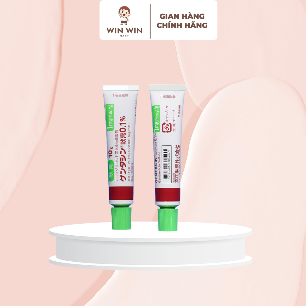 Kem mờ sẹo Gentacin của Nhật Bản 10gr làm mờ vết sẹo, giảm thâm, ngăn ngừa mụn