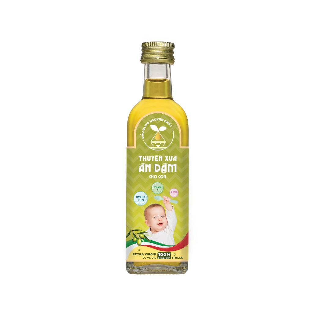 Dầu Oliu Nguyên Chất Thuyền Xưa Ăn Dặm cho con 65ml