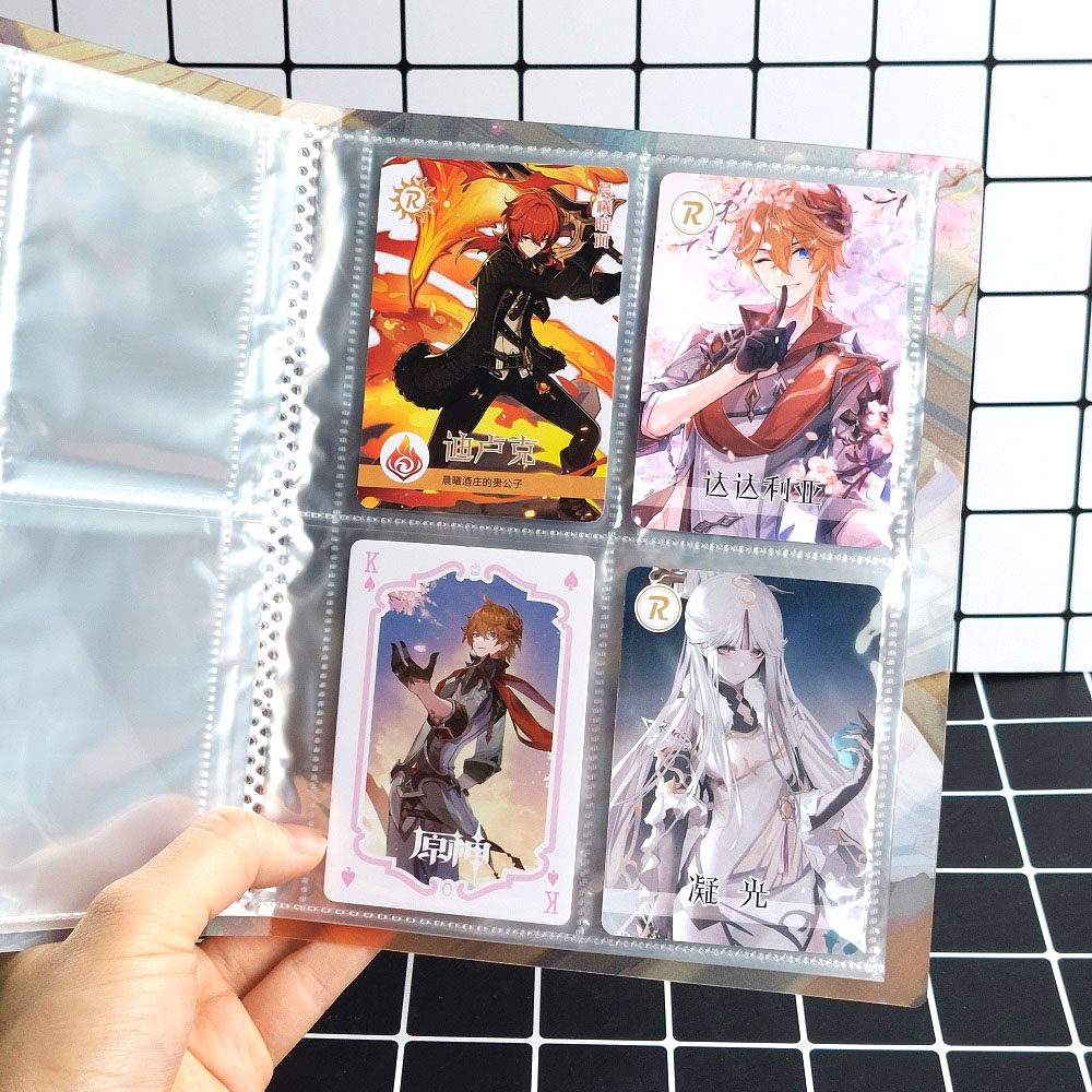 Bìa Sổ Album Sưu Tầm Thẻ Nhân Phẩm Anime Game