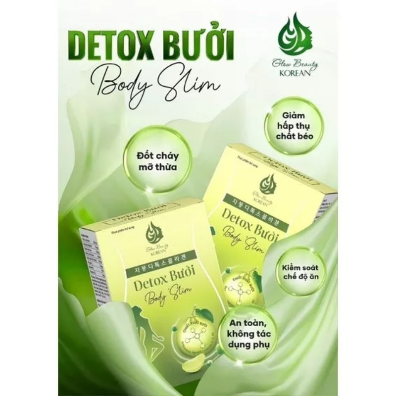 Detox Bưởi Body Slim - Giảm cân nhanh, hiệu quả (Hộp 15gói)