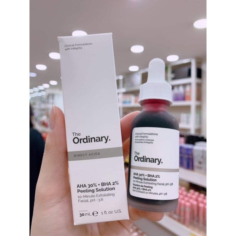 Tinh chất The Ordinary BHA AHA Peeling Solution 30ml