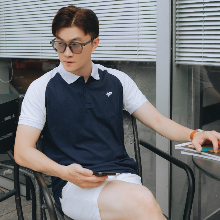 Áo polo nam HAFOS CLASSY vải Cotton cao cấp