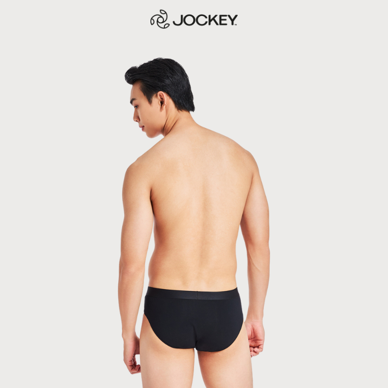 Quần Lót Nam Bamboo Jockey Dáng Brief Co Giãn Thoải Mái Màu Đen - J1248_P1