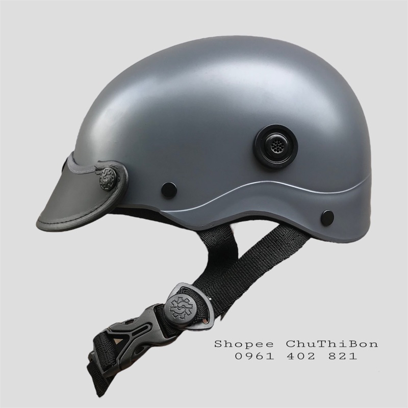 Nón Bảo Hiểm Nữa Đầu thời trang - màu sơn nhám