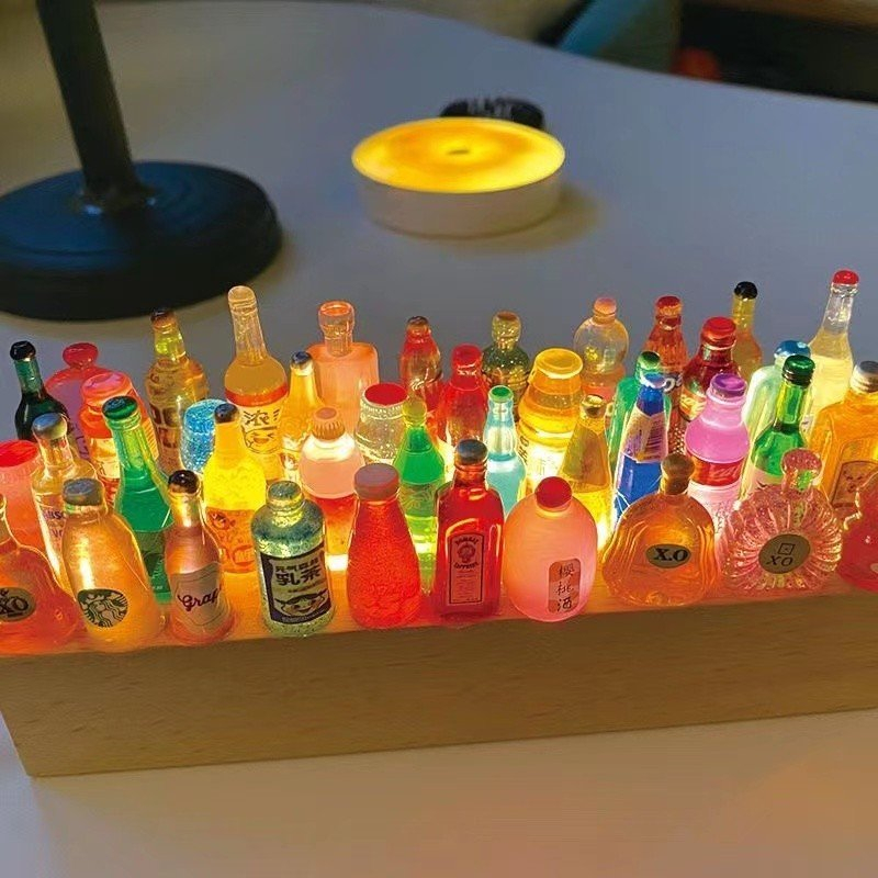 Mô Hình Chai Nước Giải Khát Đồ Chơi Trang Trí Nhà Búp Bê 1 Chai Ngẫu Nhiên