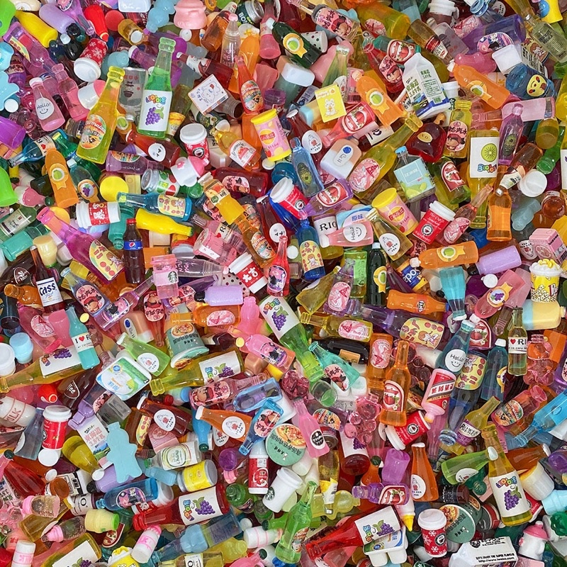 Mô Hình Chai Nước Giải Khát Đồ Chơi Trang Trí Nhà Búp Bê 1 Chai Ngẫu Nhiên