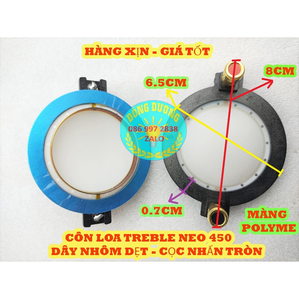 COIL THAY THẾ LOA TREBLE TỪ NEO 450 - GIÁ 1 CÁI - CÔN TÉP NEO 450