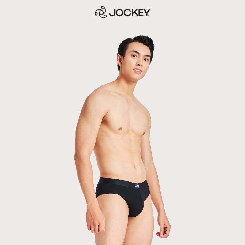 Quần Lót Nam Bamboo Jockey Dáng Brief Co Giãn Thoải Mái Màu Đen - J1248_P1