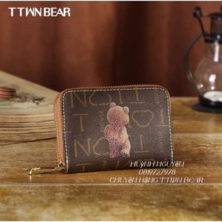 ví mini ttwn bear chính hãng