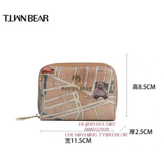 ví mini ttwn bear chính hãng
