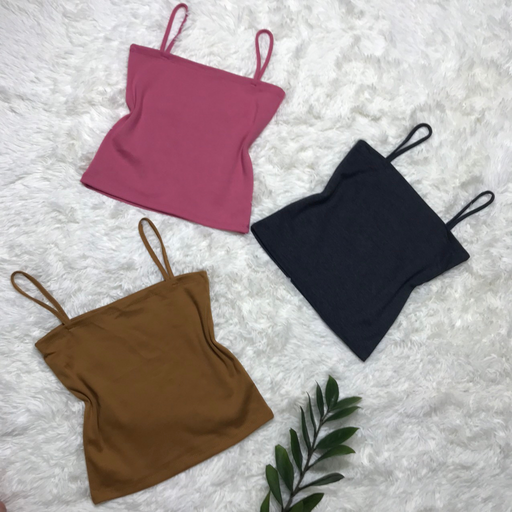 ÁO CROPTOP 2 DÂY NỮ DÁNG ÔM COTTON VẢI ĐẸP CO GIẢN