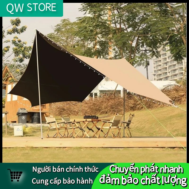 Lều ngoài trời Mưa Shade Shelter Vải Xách Tay Siêu Dày Bướm