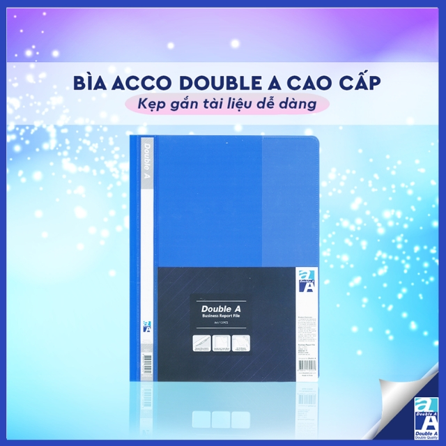 BÌA ACCO NHỰA A4 DOUBLE A - BÌA NHỰA ĐỰNG TÀI LIỆU