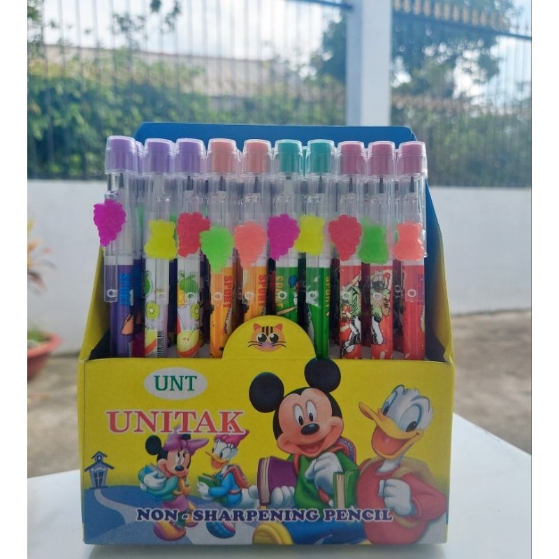 Set 10 bút chì khúc, bút chì ngòi trái cây⚡ SALE KHỦNG ⚡ Combo cây viết chì ngòi có thể thay ngòi tiết kiệm