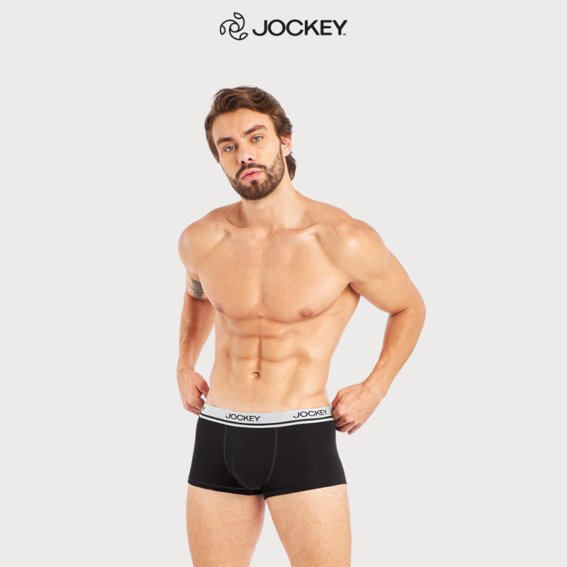 Quần Lót Nam Jockey Trunk Boxer Thun Visco Thoáng Mát Kháng Khuẩn - J1271