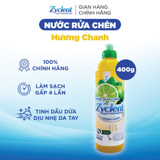 Nước Rửa Chén Zyclent Hương Chanh 400g