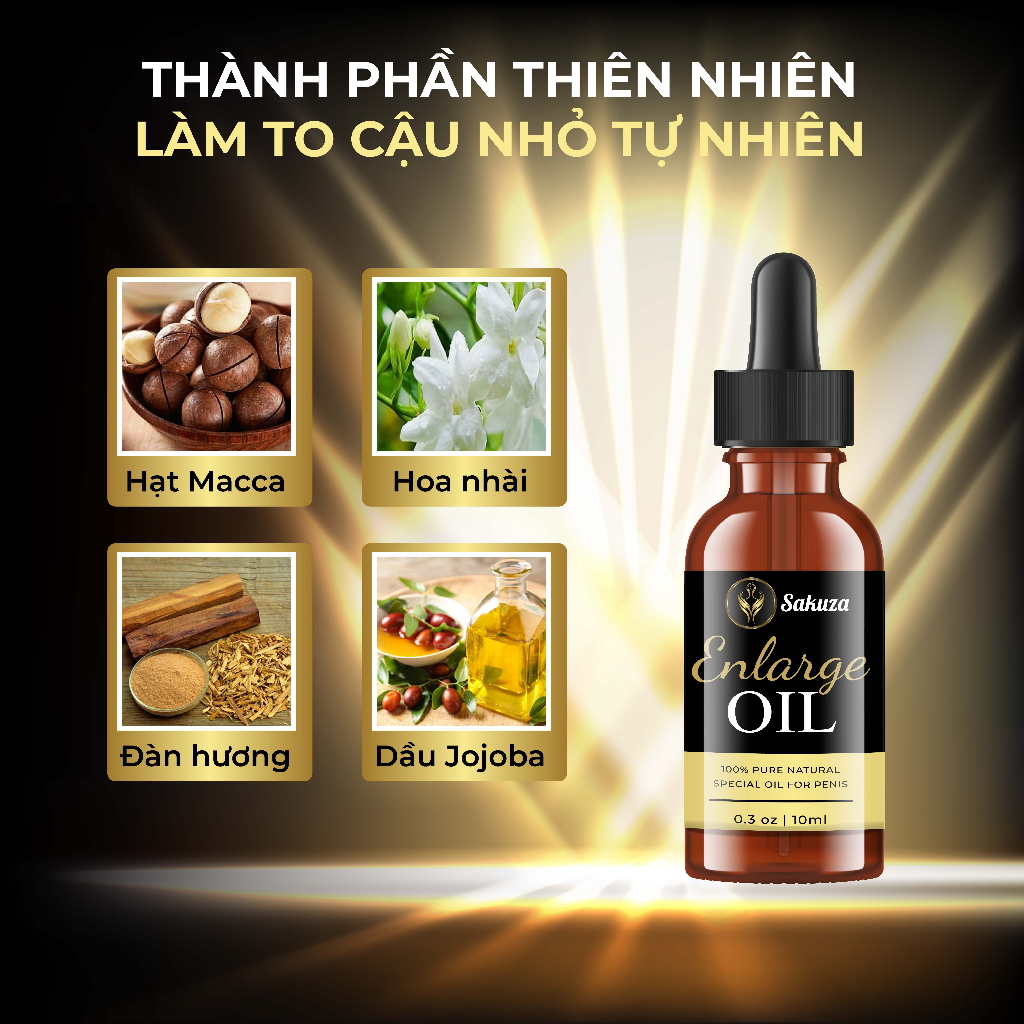 Gel tăng kích thước và khử mùi cậu nhỏ Sakuza 10ml E1001