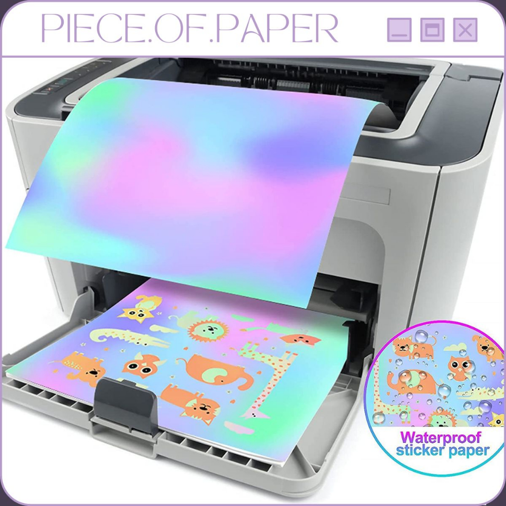 Decal hologram A4 dành cho máy in phun dùng để nhãn dán, sticker trang trí