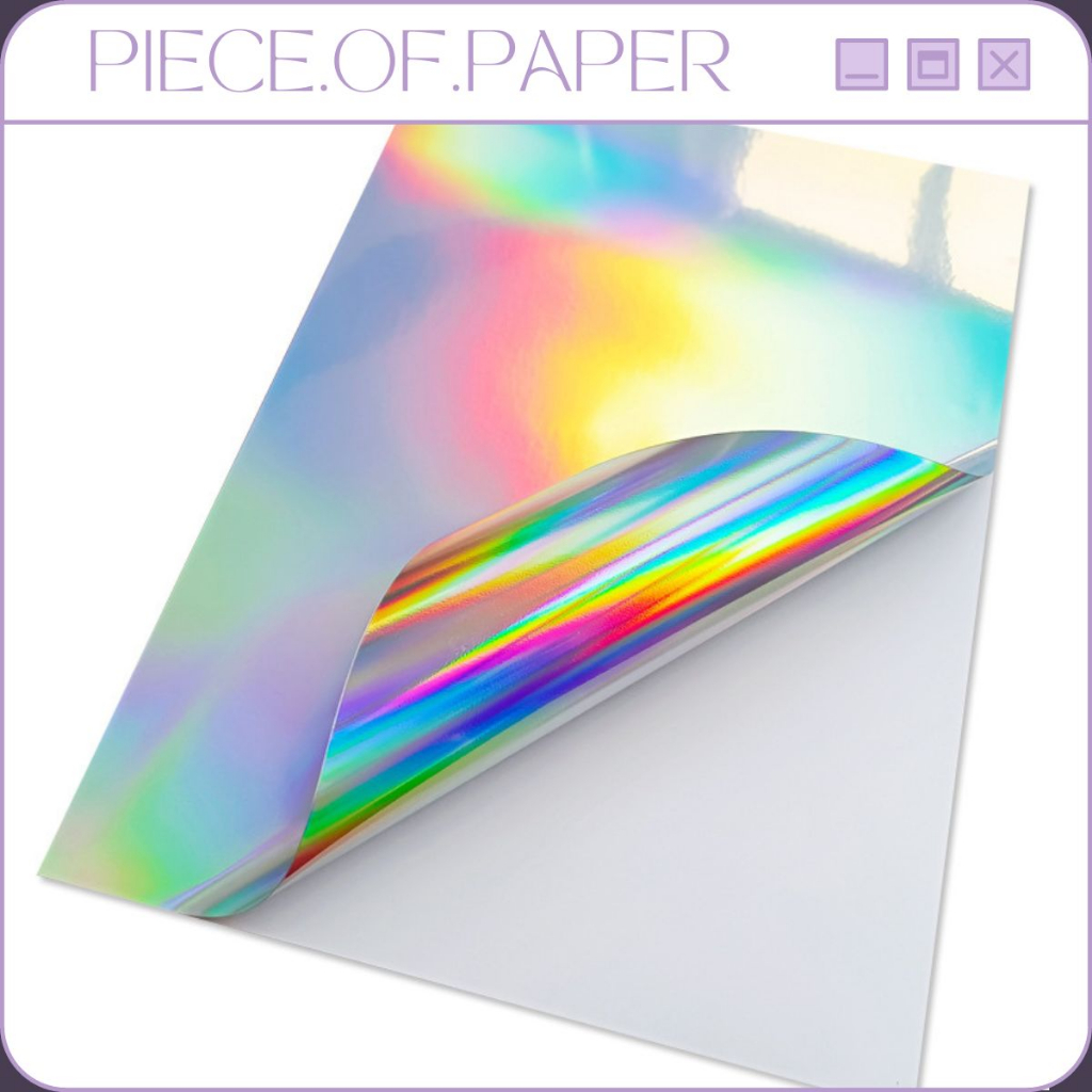 Decal hologram A4 dành cho máy in phun dùng để nhãn dán, sticker trang trí