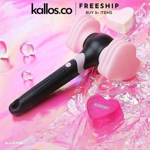 Đèn Cỗ Vũ BLACKPINK Official Lightstick Light Stick Ver 2 Hanoi Kpop Merch, Squareup Grip Holder - Kallos Vietnam