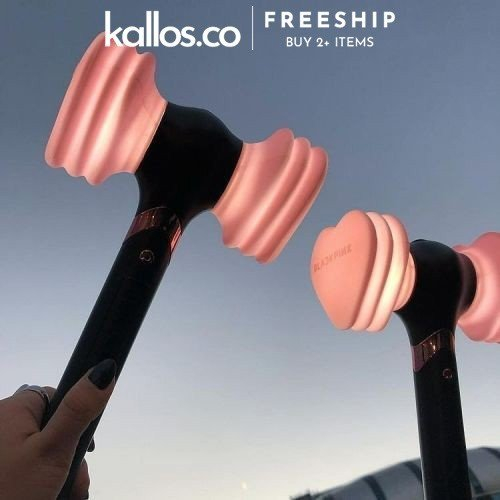 Đèn Cỗ Vũ BLACKPINK Official Lightstick Light Stick Ver 2 Hanoi Kpop Merch, Squareup Grip Holder - Kallos Vietnam