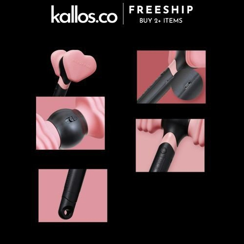 Đèn Cỗ Vũ BLACKPINK Official Lightstick Light Stick Ver 2 Hanoi Kpop Merch, Squareup Grip Holder - Kallos Vietnam