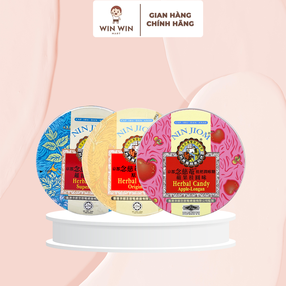 Kẹo ngậm ho xuyên bối tỳ Bà Nin Jiom Herbal Candy Hong Kong 60g