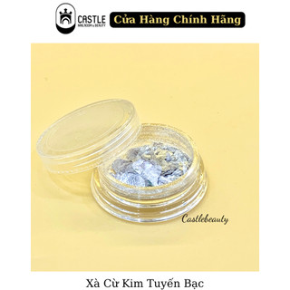 Hủ xà cừ kim tuyến trang trí móng